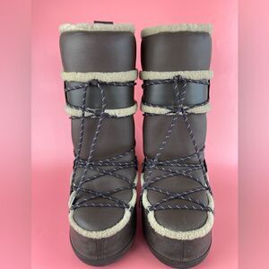 louis Vuitton Man’s snowstorm leather boot brown